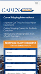 Mobile Screenshot of carexshipping.com